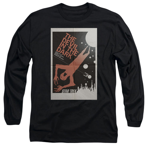 Star Trek Juan Ortiz The Devil in the Dark Black Long Sleeve T-Shirt