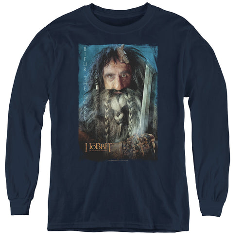 The Hobbit Bifur Portrait Youth Long Sleeve T-Shirt