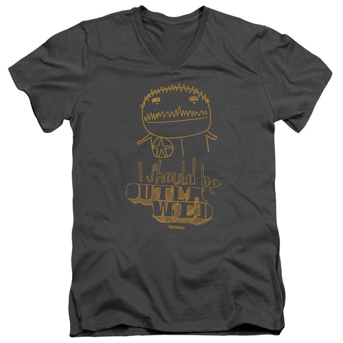 Squidbillies Outlawed V-Neck T-Shirt