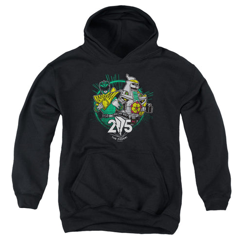 Mighty Morphin Power Rangers Green 25 Youth Hoodie
