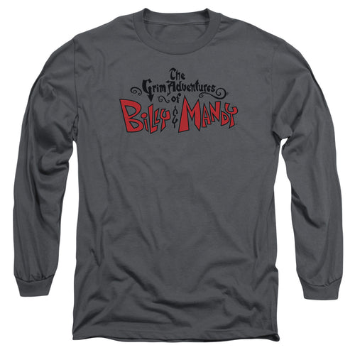 Billy & Mandy Grim Logo Long Sleeve T-Shirt