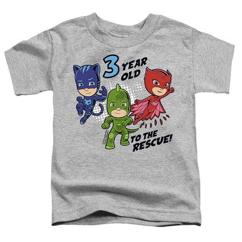 PJ Masks 3 Year Old to the Rescue Birthday Youth/Toddler T-Shirt