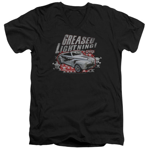 Grease Greased Lightening V-Neck T-Shirt