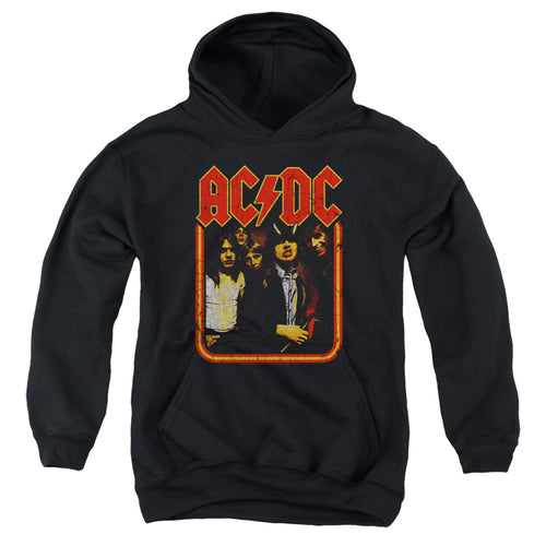 AC/DC Group Distressed Youth Hoodie