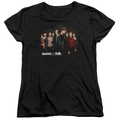 Queer as Folk Title Womens T-Shirt