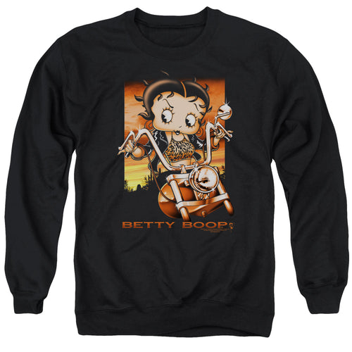 Betty Boop Sunset Rider Crewneck Sweatshirt