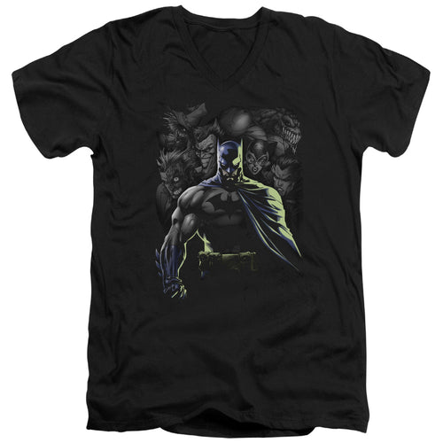 Batman Villains Unleashed V-Neck T-Shirt