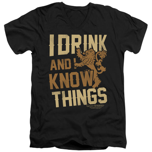 Game of Thrones Know Things V-Neck T-Shirt