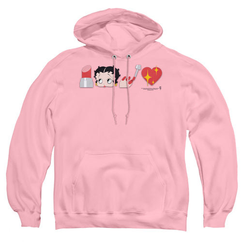 Betty Boop Symbols Pullover Hoodie