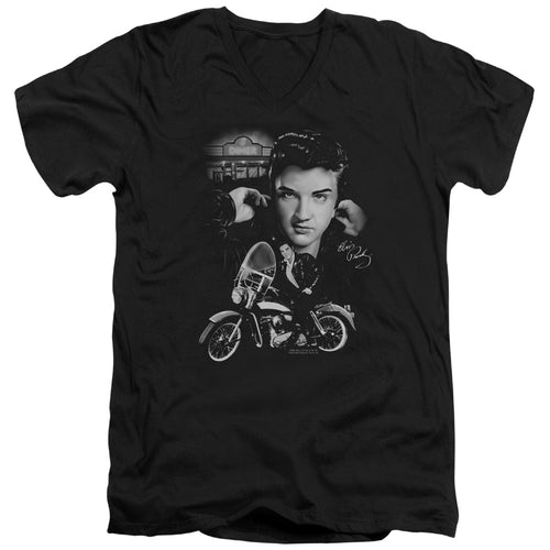 Elvis Presley The King Rides Again V-Neck T-Shirt