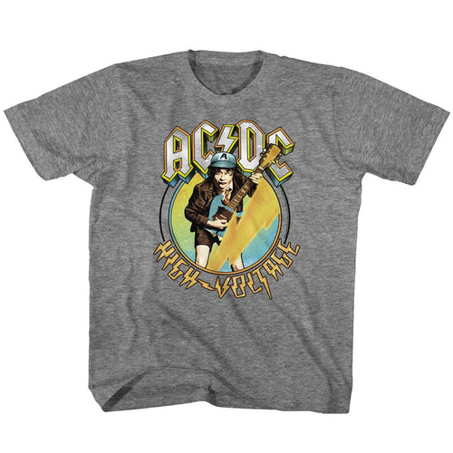 AC/DC Blue Yellow Voltage Youth/Toddler T-Shirt