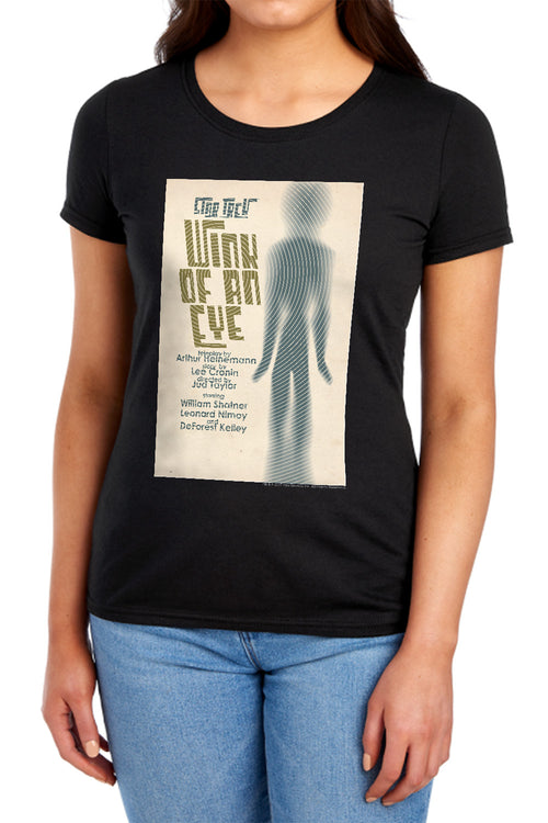 Star Trek Juan Ortiz Wink of an Eye Black Womens T-Shirt