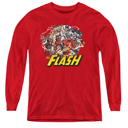 Justice League Flash Family Youth Long Sleeve T-Shirt