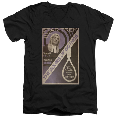 Star Trek Juan Ortiz The Squire of Gothos Black V-Neck T-Shirt