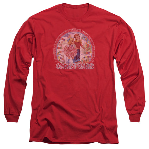 Candy Land Vintage Kids Medallion Long Sleeve T-Shirt