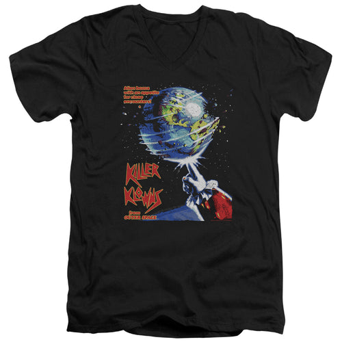 Killer Klowns from Outer Space Invaders V-Neck T-Shirt