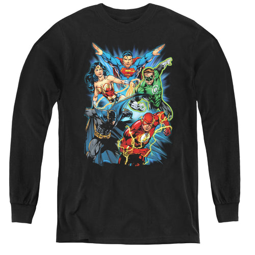 Justice League Jl Assemble Youth Long Sleeve T-Shirt