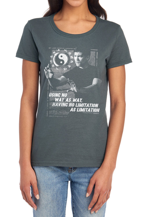 Bruce Lee No Way as a Way Womens T-Shirt