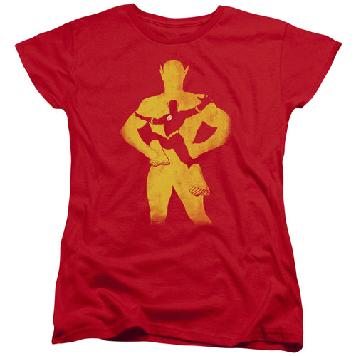 Justice League Flash Knockout Womens T-Shirt