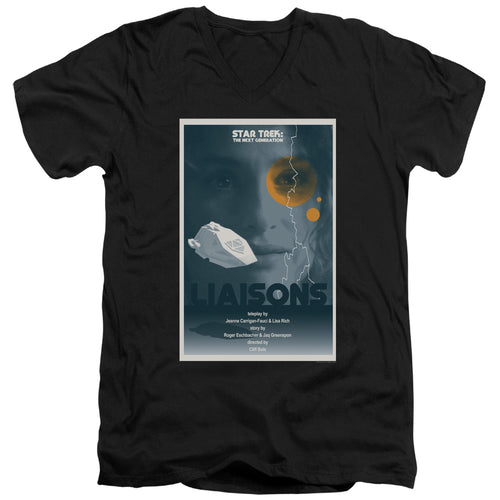 Star Trek Liaisons Black V-Neck T-Shirt