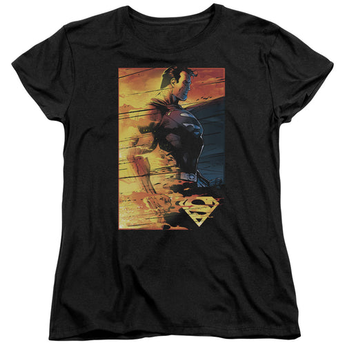 Superman Fireproof Womens T-Shirt