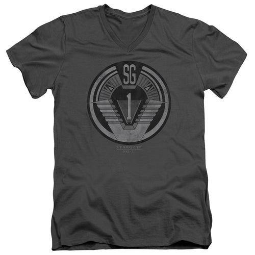 Stargate SG-1 Team Badge V-Neck T-Shirt