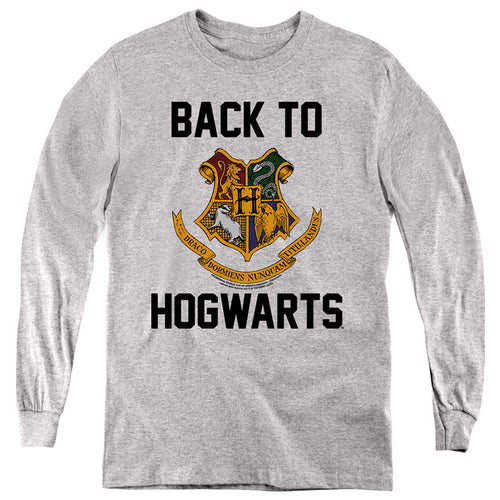 Harry Potter I'D Rather Be At Hogwarts 2 Youth Long Sleeve T-Shirt