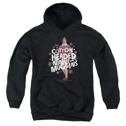 Elf Cotton-Headed Ninny Muggins Youth Hoodie