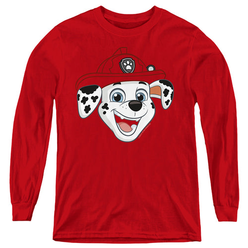 Paw Patrol Marshall Grin Youth Long Sleeve T-Shirt