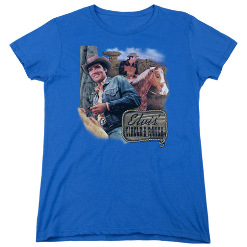 Elvis Presley Ranch Womens T-Shirt