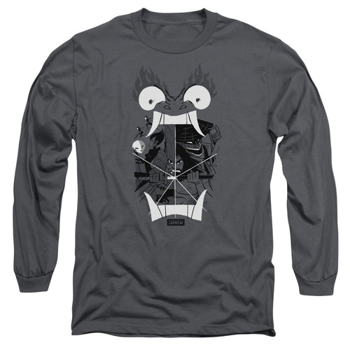 Samurai Jack Divisive Charcoal Long Sleeve T-Shirt
