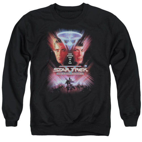 Star Trek The Final Frontier Poster Crewneck Sweatshirt