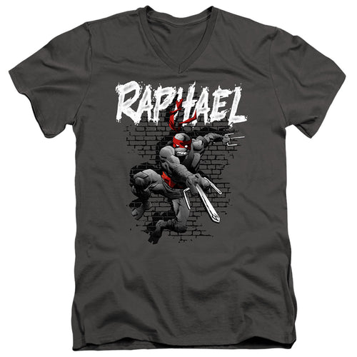 Teenage Mutant Ninja Turtles Raphael V-Neck T-Shirt
