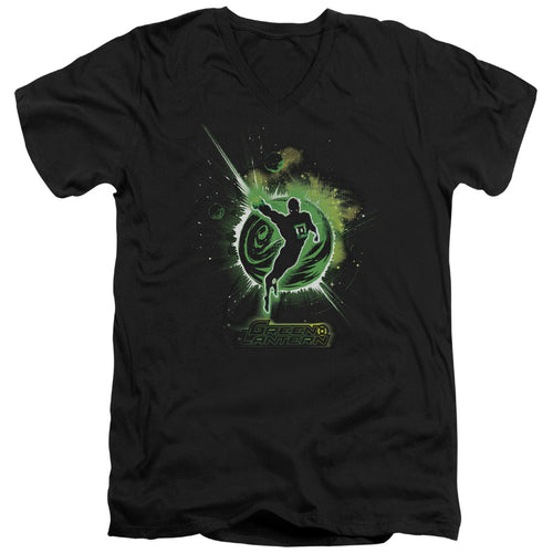Green Lantern Shadow Lantern V-Neck T-Shirt