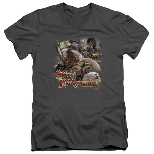 Labyrinth Sir Didymus V-Neck T-Shirt