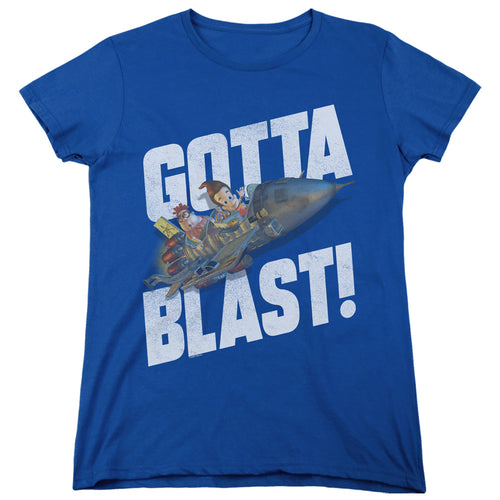 Jimmy Neutron Jimmy Neutron Gotta Blast Womens T-Shirt