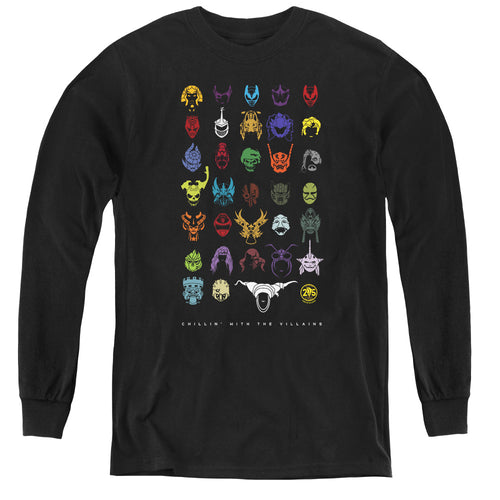 Mighty Morphin Power Rangers Villians Youth Long Sleeve T-Shirt