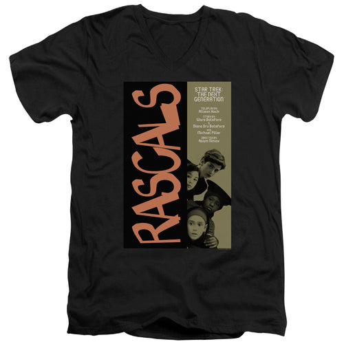 Star Trek Rascals Black V-Neck T-Shirt