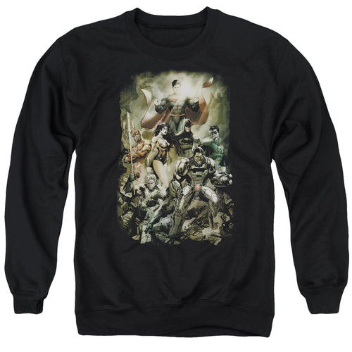 Justice League Aftermath Crewneck Sweatshirt