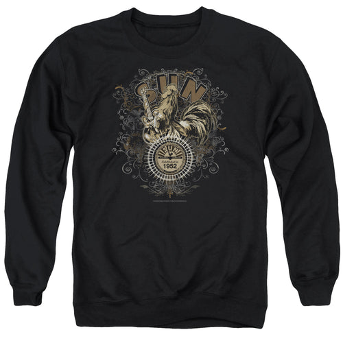 Sun Records Scroll Around Rooster Crewneck Sweatshirt