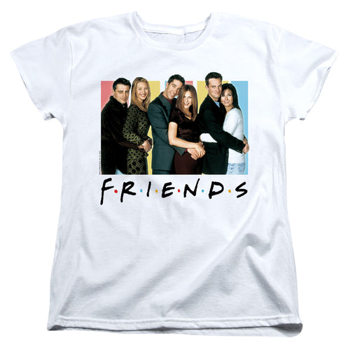 Friends Cast Logo Womens T-Shirt