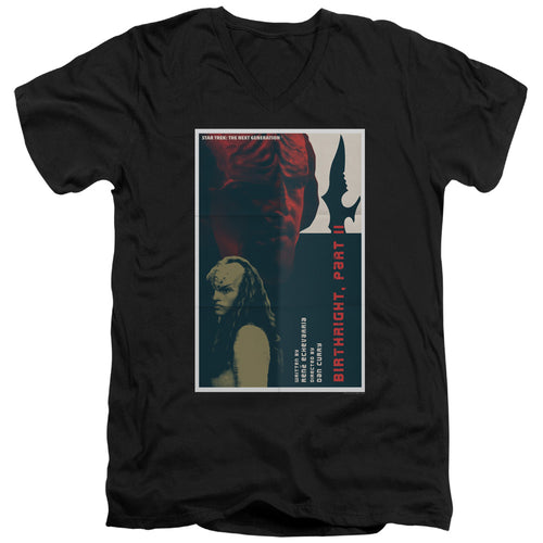 Star Trek Birthright Part II Black V-Neck T-Shirt