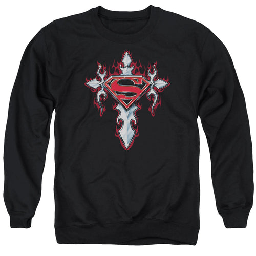 Superman Gothic Steel Logo Crewneck Sweatshirt