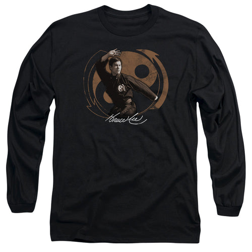Bruce Lee Jeet Kun Do Pose Long Sleeve T-Shirt