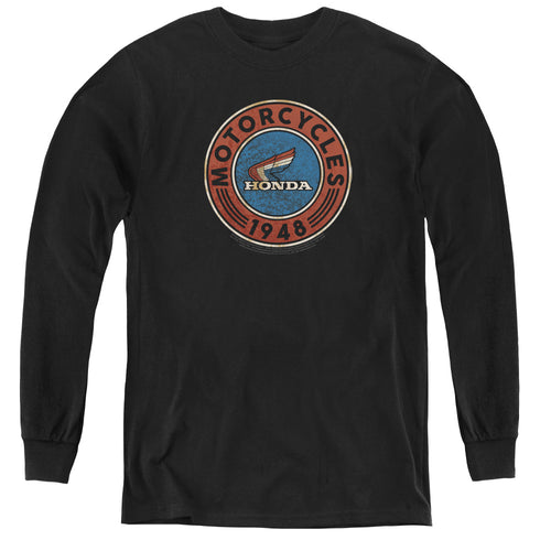 Honda Motorcycle Youth Long Sleeve T-Shirt