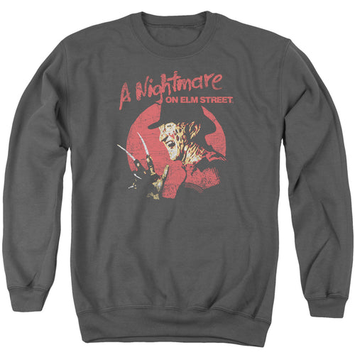A Nightmare on Elm Street Freddy Circle Crewneck Sweatshirt