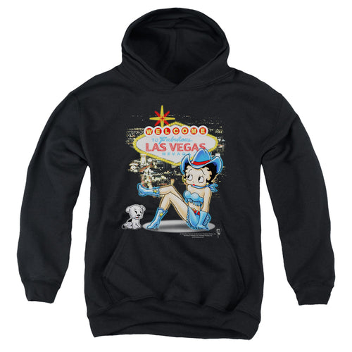 Betty Boop Welcome Las Vegas Youth Hoodie