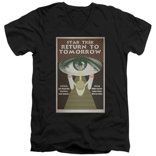 Star Trek Juan Ortiz Return to Tomorrow Black V-Neck T-Shirt