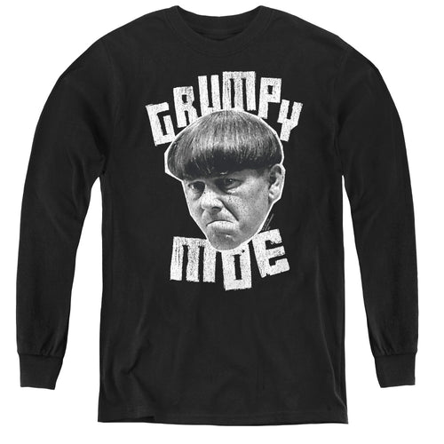 The Three Stooges Grumpy Moe Youth Long Sleeve T-Shirt