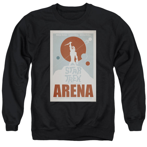 Star Trek Juan Ortiz Arena Black Crewneck Sweatshirt